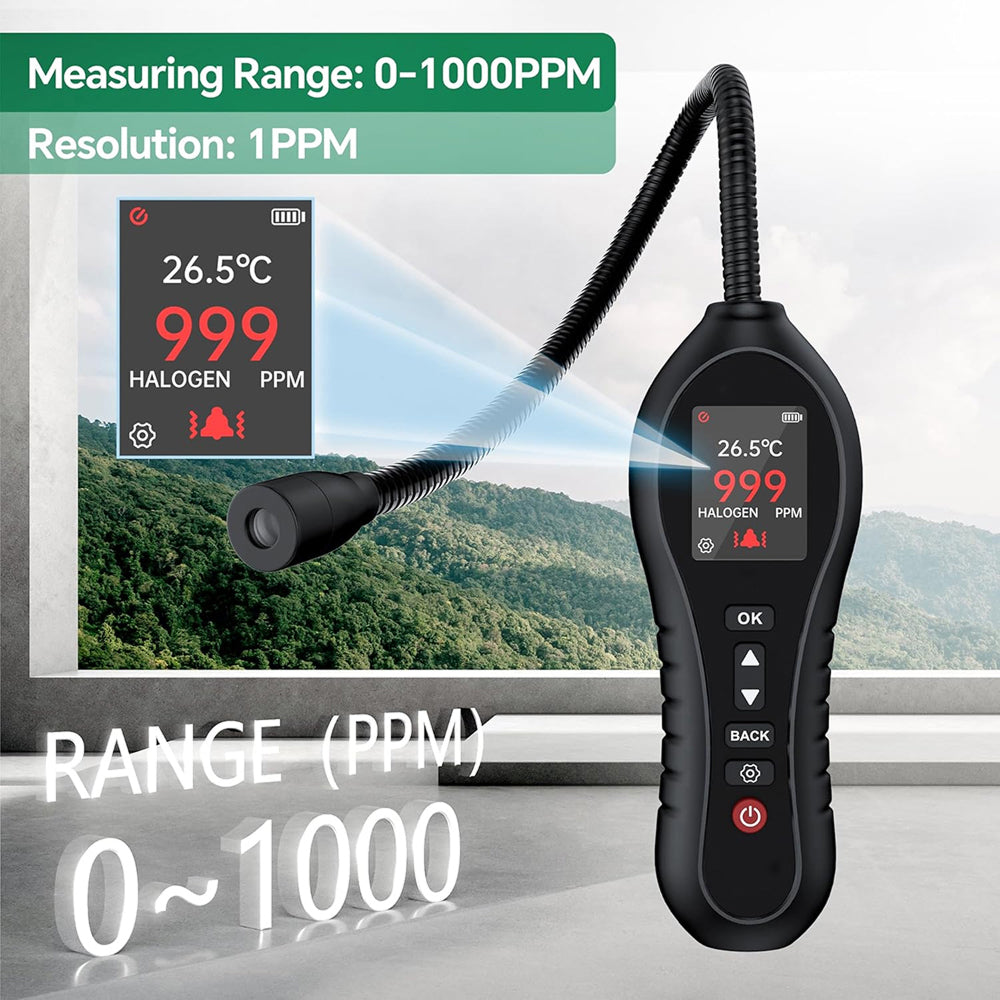 SafeNoil 1 PPM Precision HVAC & Automotive Leak Detector