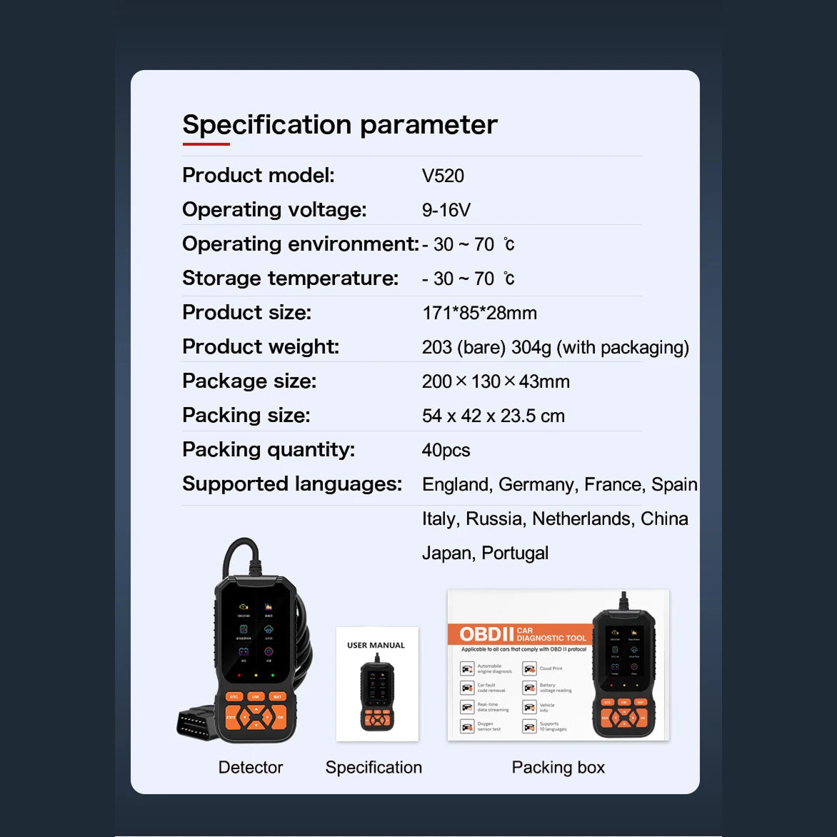 ScanMinix OBD2 Scanner Diagnostic Tool for Cars