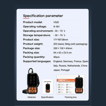 ScanMinix OBD2 Scanner Diagnostic Tool for Cars