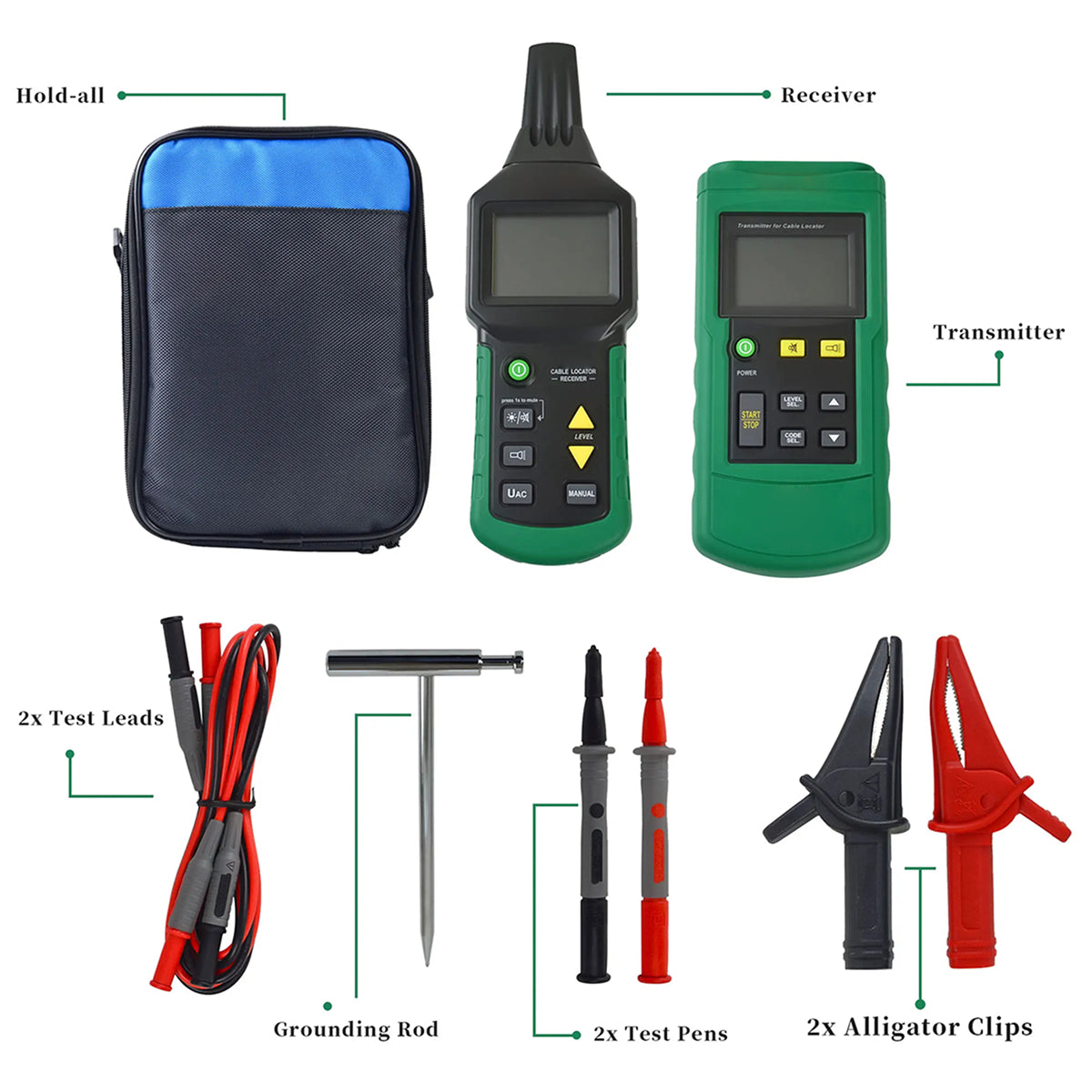 SelMigno MS6818 Professional Underground Cable Locator & Wire Tracer Kit
