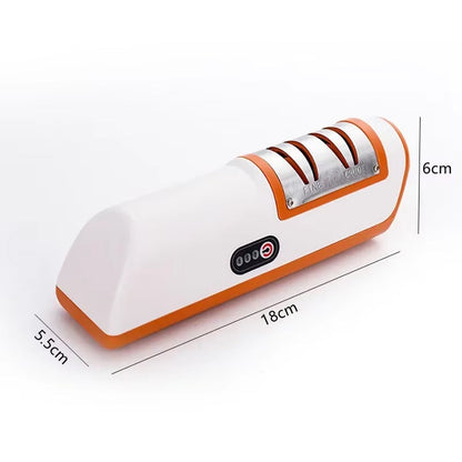 SharpyVex 3-Stage Electric Knife Sharpener with Diamond Abrasives