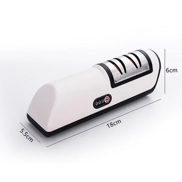 SharpyVex 3-Stage Electric Knife Sharpener with Diamond Abrasives