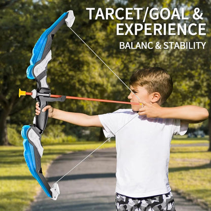 ShotExci Kids Archery Set with LED Bow and 10 Suction Cup Arrows