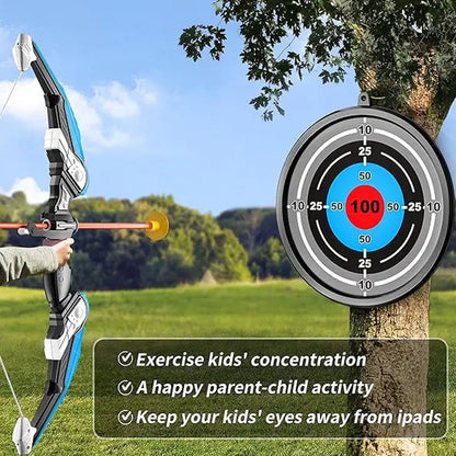 ShotExci Kids Archery Set with LED Bow and 10 Suction Cup Arrows