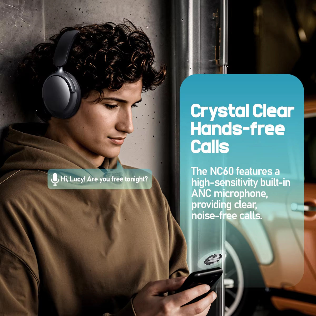 SilentBeat Hybrid ANC Headphones 80-Hour Battery UK