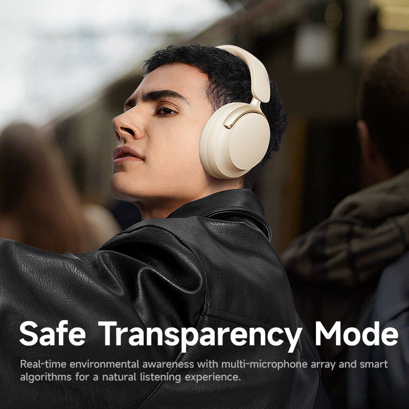 SilentBeat Hybrid ANC Headphones 80-Hour Battery UK
