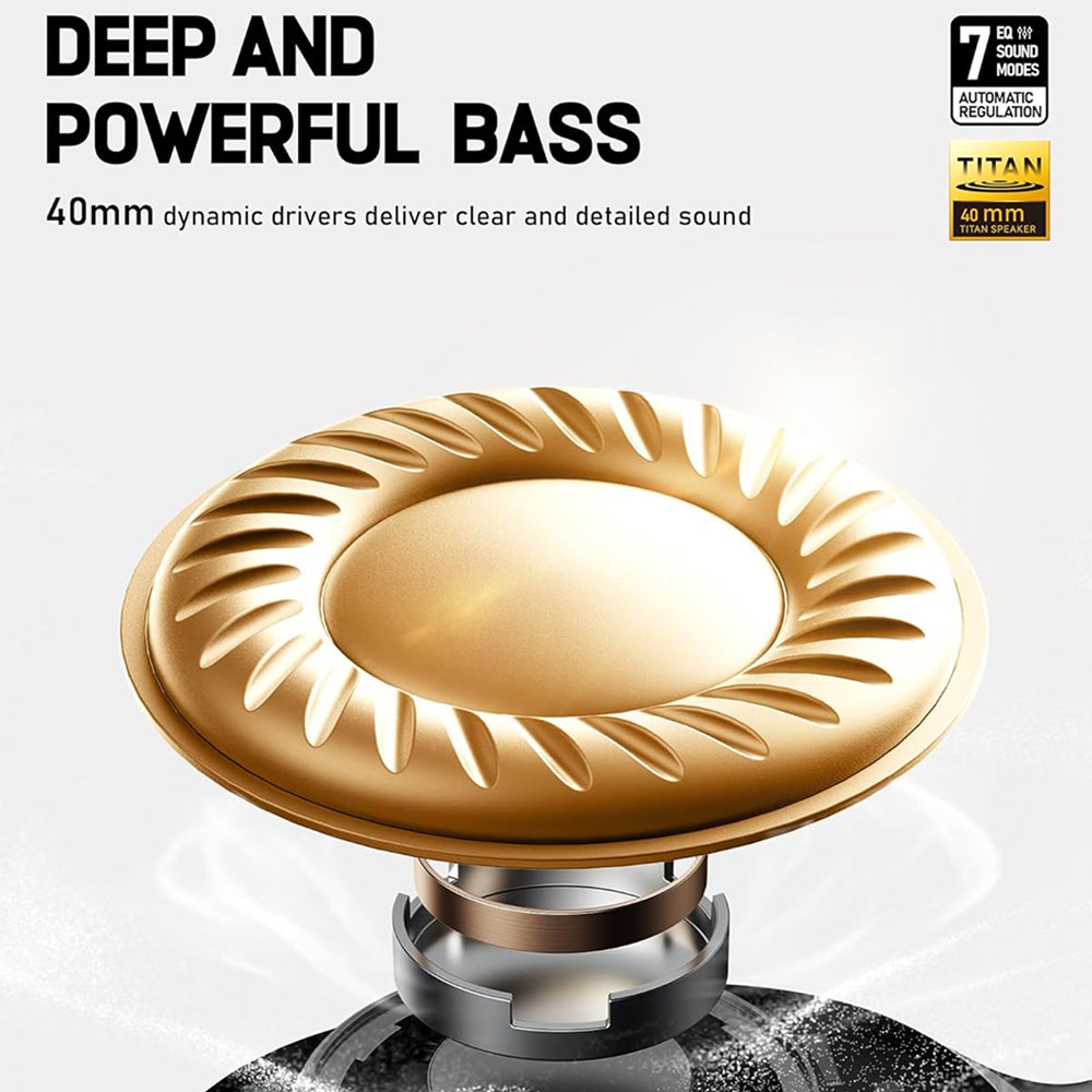 SilentBeat Hybrid ANC Headphones 80-Hour Battery UK