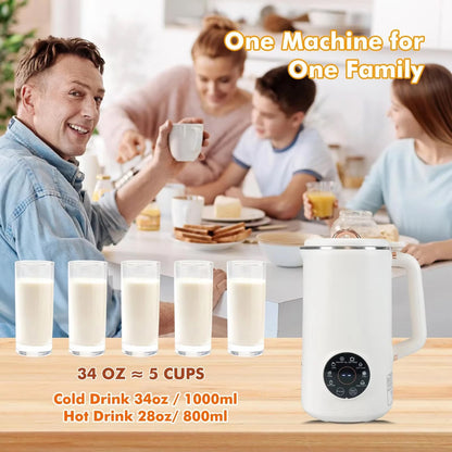 SipyPrep 8-in-1 Automatic Nut Milk Maker & Soy Milk Machine