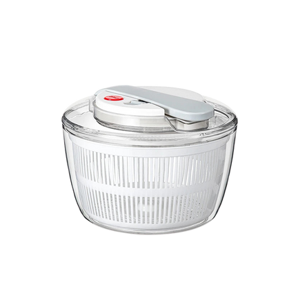 SpiSalix Large Salad Spinner – Easy-Lever Crank, Non-Slip Base & BPA-Free Vegetable Washer