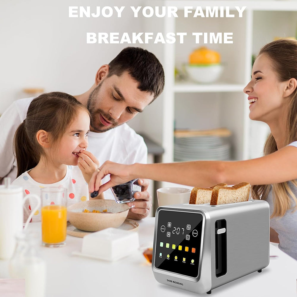 SwinLide Smart Toaster with LCD Touchscreen and 6 Shade Levels