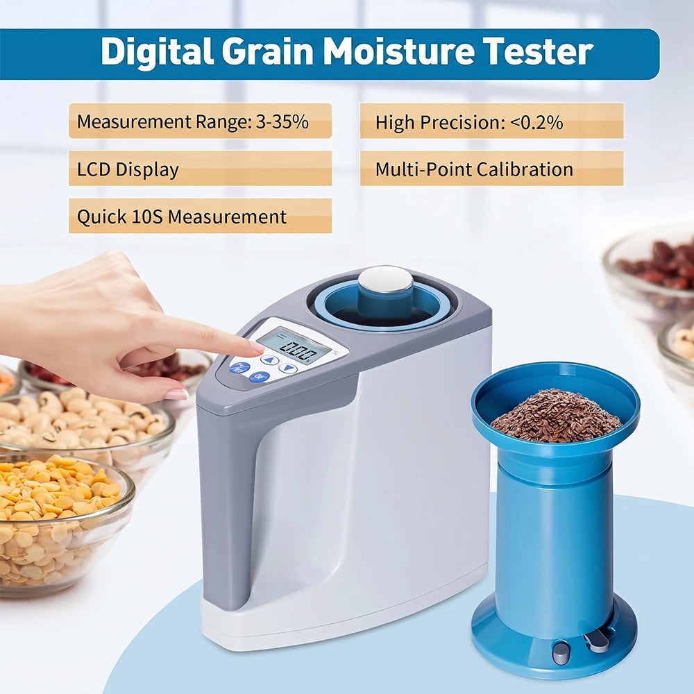 SynBenal High Precision Grain Moisture Tester for Corn Wheat Rice