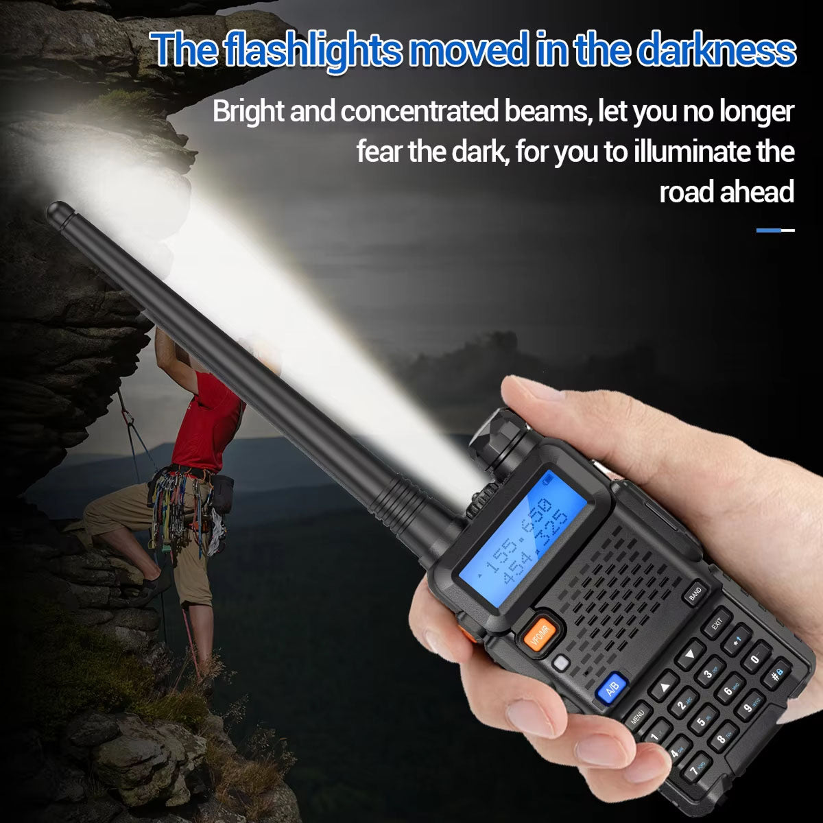 TalkoTake Long Range Dual-Band GMRS Radio for Professionals