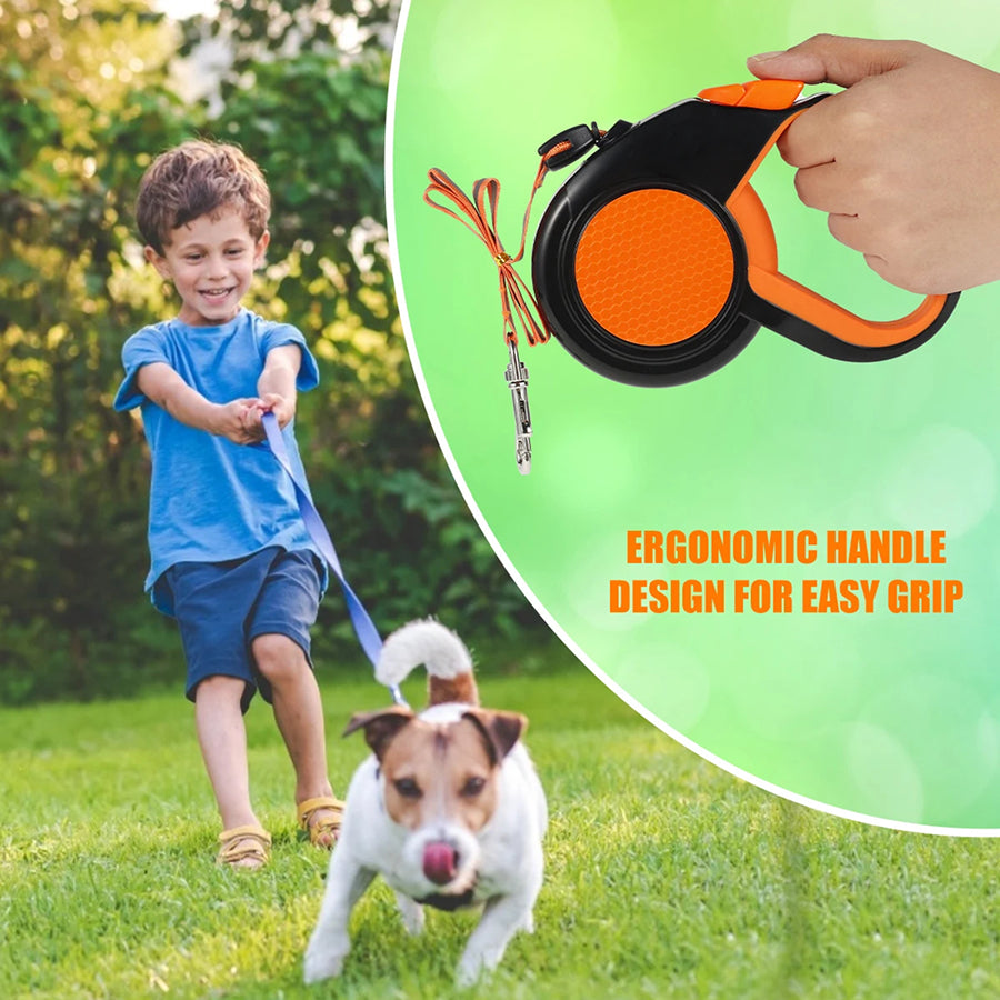 TanisPup 8m Retractable Dog Leash with Tangle-Free Technology