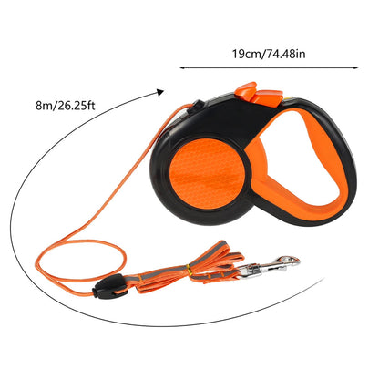 TanisPup 8m Retractable Dog Leash with Tangle-Free Technology