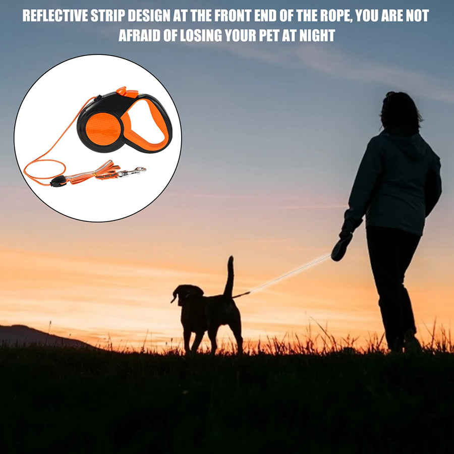 TanisPup 8m Retractable Dog Leash with Tangle-Free Technology