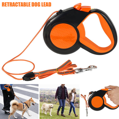 TanisPup 8m Retractable Dog Leash with Tangle-Free Technology