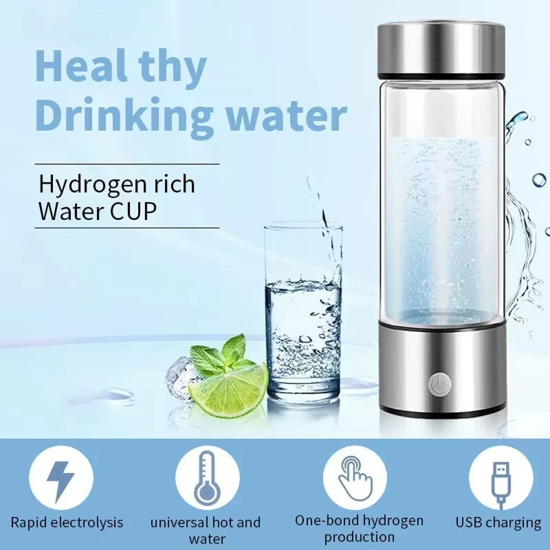 TanixCon SPE PEM Hydrogen Water Generator Bottle