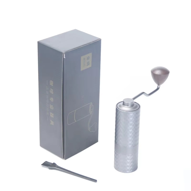 TenoSilve Precision Manual Coffee Grinder HRC58 Burrs