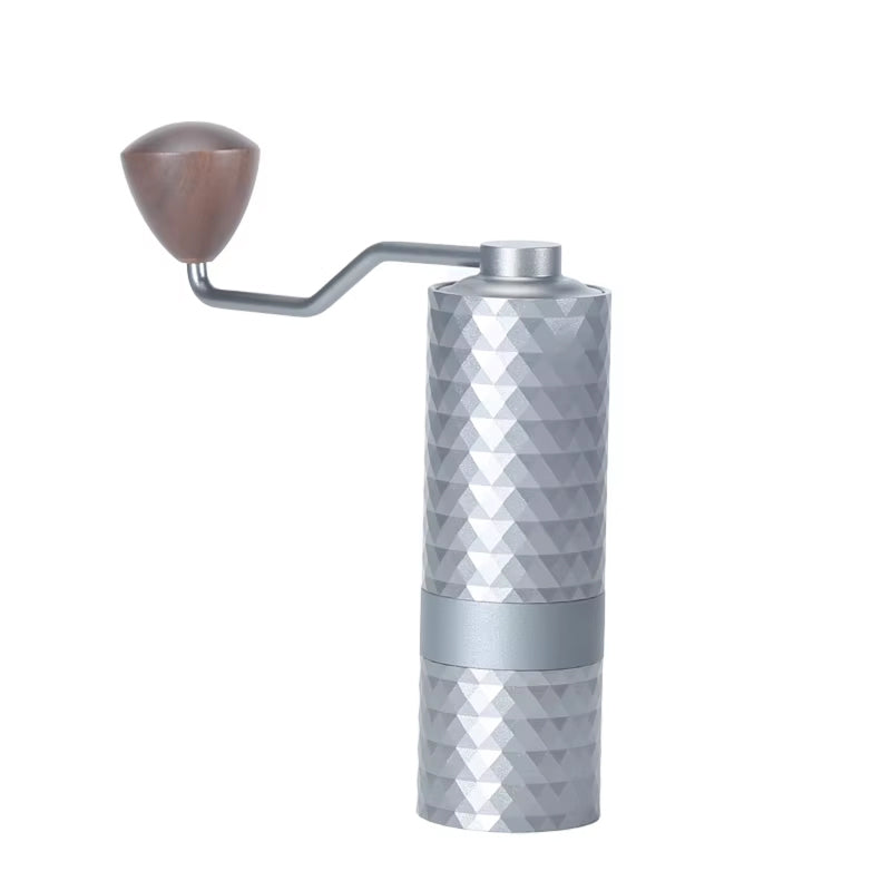 TenoSilve Precision Manual Coffee Grinder HRC58 Burrs