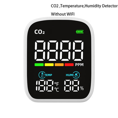 Tilleroic 8-in-1 Wi-Fi Air Quality Monitor & VOC Detector