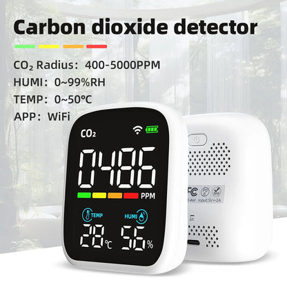 Tilleroic 8-in-1 Wi-Fi Air Quality Monitor & VOC Detector