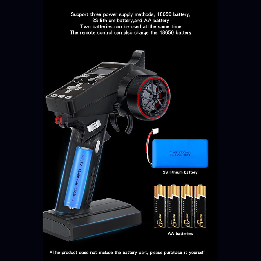 TixiSignal 6CH 2.4G FHSS RC Transmitter for Cars & Boats