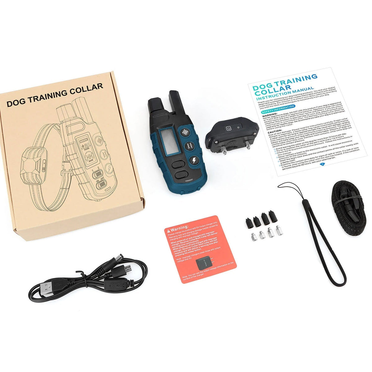 TrainyPaw Dog Training Collar | 3300ft Range & IP67 Waterproof