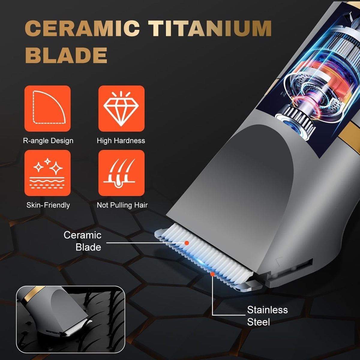 TrimLoci 3-in-1 Beard, Body, and Nose Hair Trimmer for Men