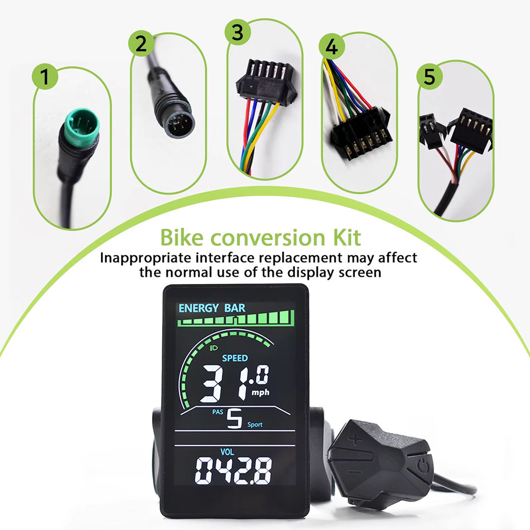 RossDoen E-Bike LCD Color Display Bike Computer