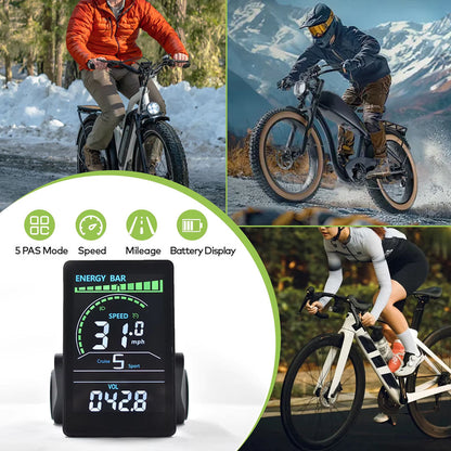 RossDoen E-Bike LCD Color Display Bike Computer