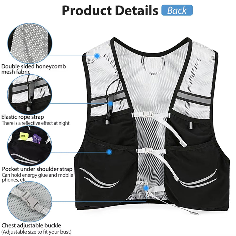 VetixMi Ultralight 108g Waterproof Hydration Running Vest