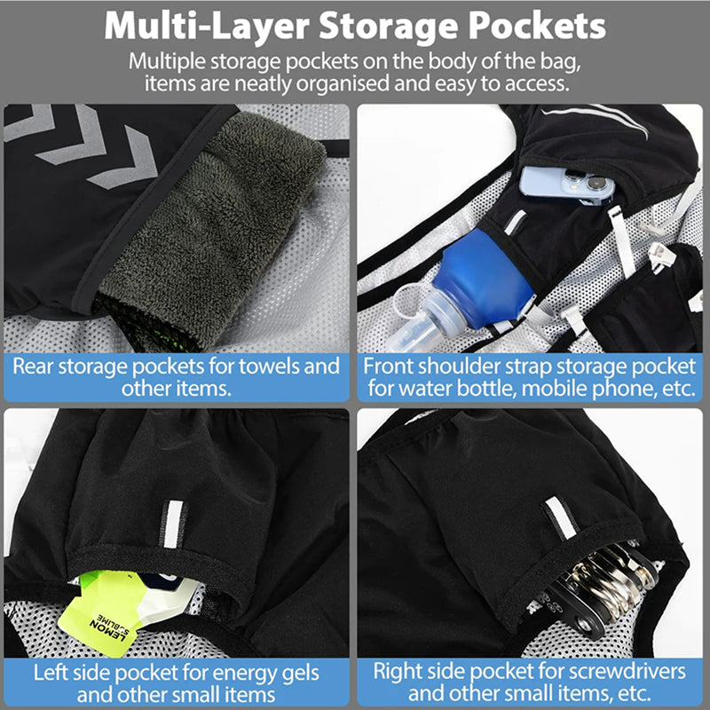 VetixMi Ultralight 108g Waterproof Hydration Running Vest