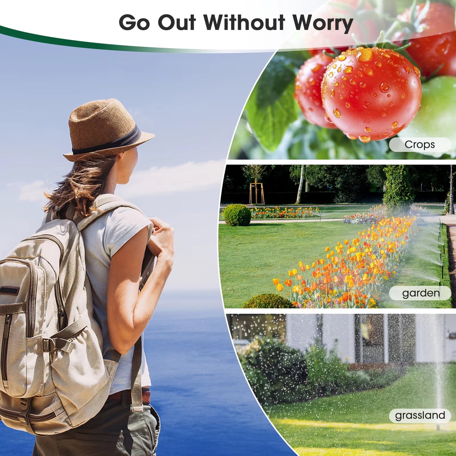 ViGratix Dual-Zone Smart Irrigation Controller with Rain Delay