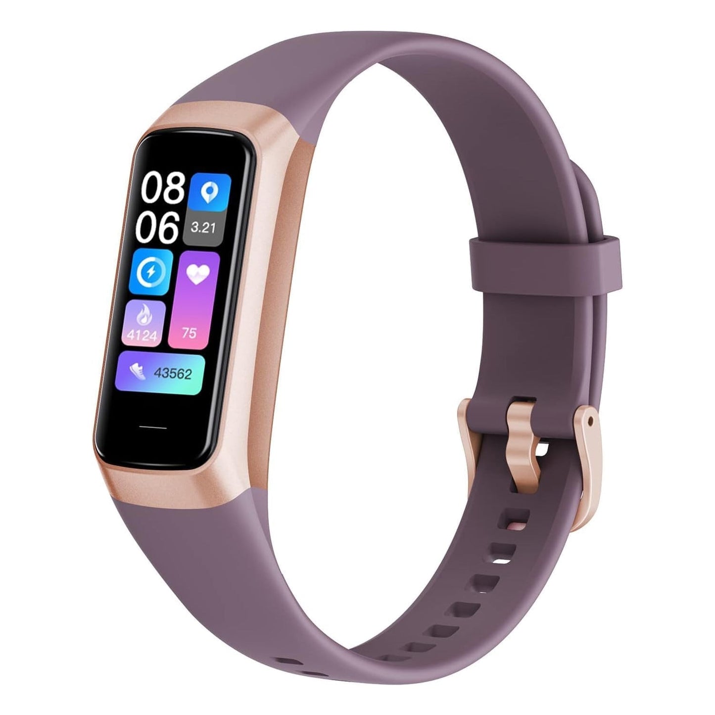VigoEvo Smart Fitness Tracker – 1.1" AMOLED HD Display, Medical-Grade Sensors & 7-Day Battery
