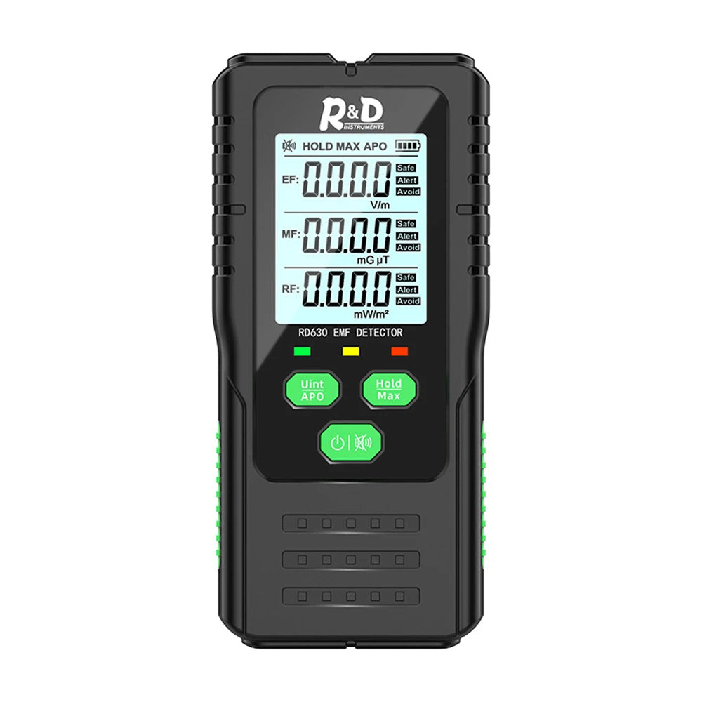 VisZelie 3-in-1 EMF RF EF Radiation Detector Meter