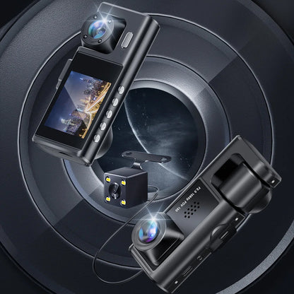 VisiDryve 3-Channel 1080P Wireless Dashcam with Night Vision