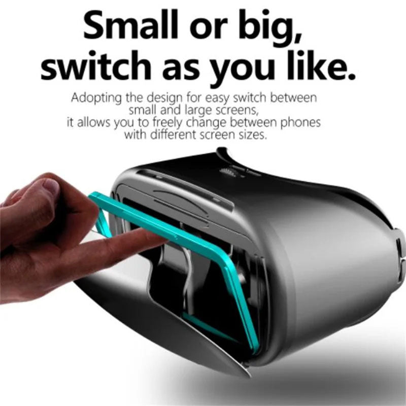VisorXki 120° Wide-Angle VR Headset for 5-7 Inch Smartphones