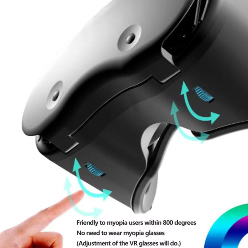 VisorXki 120° Wide-Angle VR Headset for 5-7 Inch Smartphones