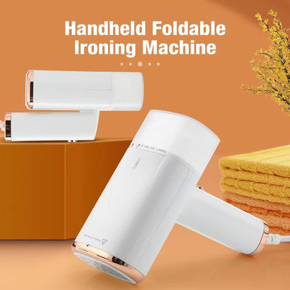 WandixStim 1000W Foldable Travel Steamer – 40s Rapid Heat-Up, Dual Angle Ironing & Stainless Panel