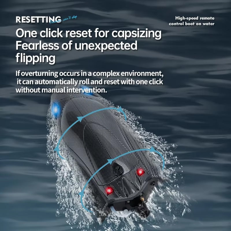 WaveUpix Jet RC Boat: 40KM/H High-Speed Vortex Propulsion