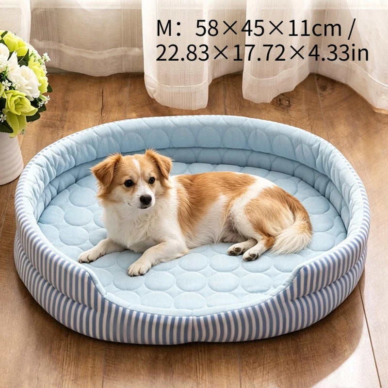 WelRigno Reversible Cooling Dog & Cat Bed - No Electricity Needed