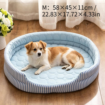 WelRigno Reversible Cooling Dog & Cat Bed - No Electricity Needed