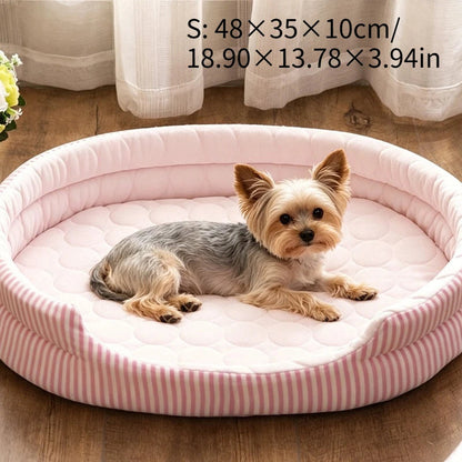 WelRigno Reversible Cooling Dog & Cat Bed - No Electricity Needed
