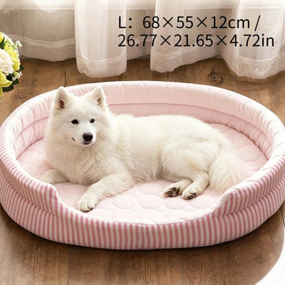 WelRigno Reversible Cooling Dog & Cat Bed - No Electricity Needed