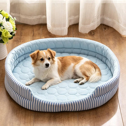 WelRigno Reversible Cooling Dog & Cat Bed - No Electricity Needed
