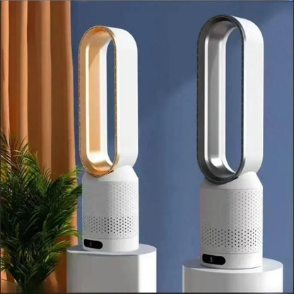 FakiLiax Sleek Bladeless Fan with Air Purifier