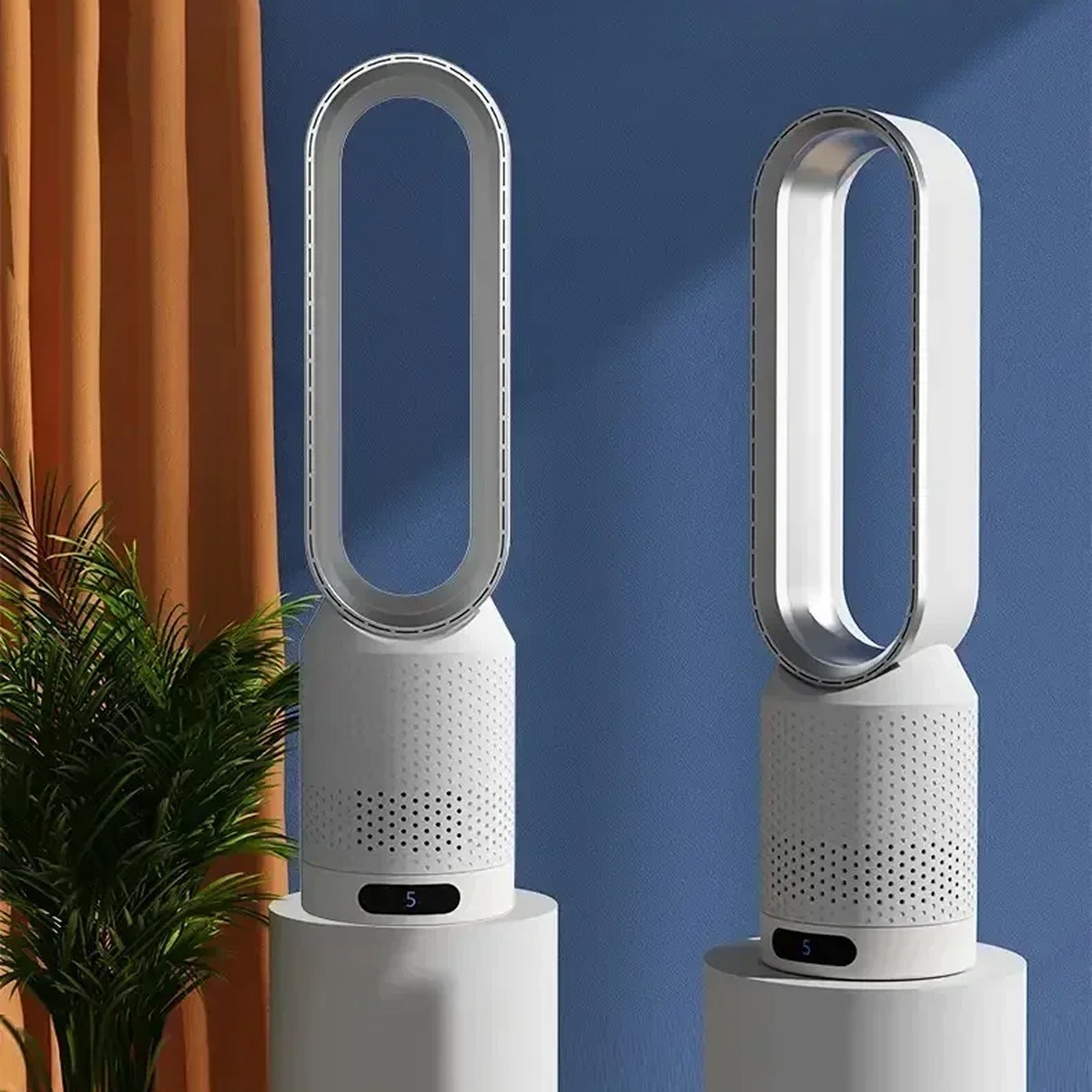 FakiLiax Sleek Bladeless Fan with Air Purifier