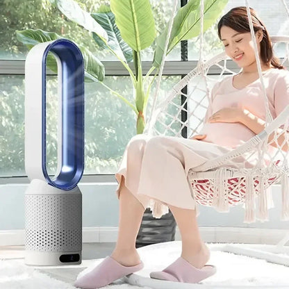 FakiLiax Sleek Bladeless Fan with Air Purifier