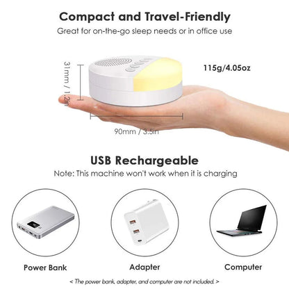 WhitixMax White Noise Machine for Sleep & Travel