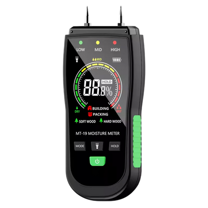 WomiTero Wood Moisture Meter ±0.5% Precision 4-Mode Sensor